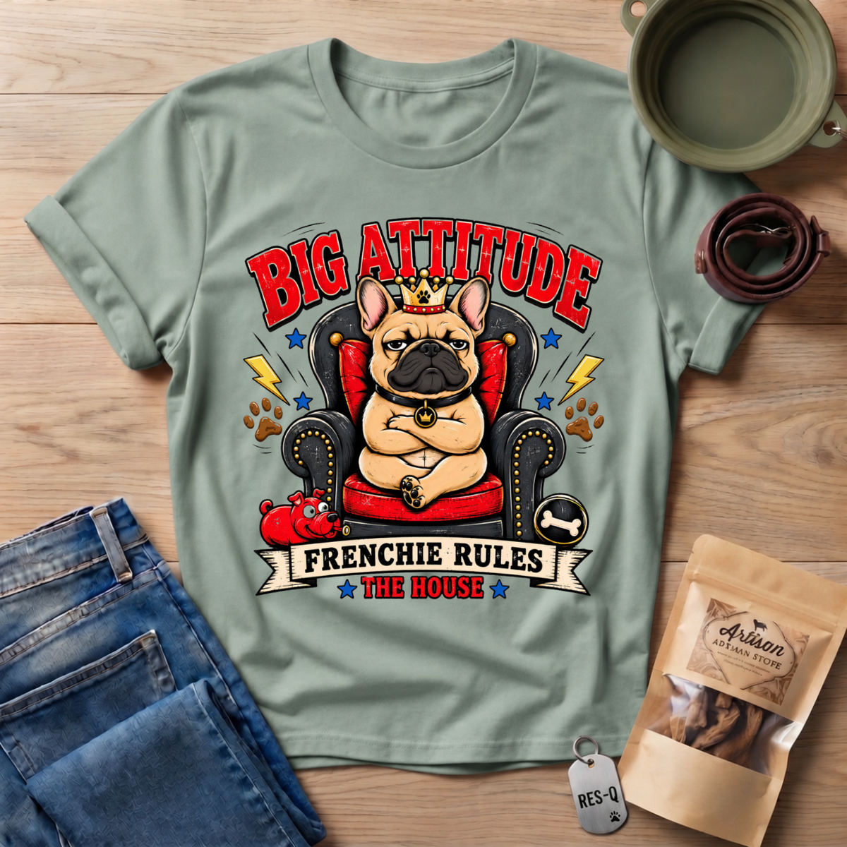 Frenchie Rules House T-Shirt