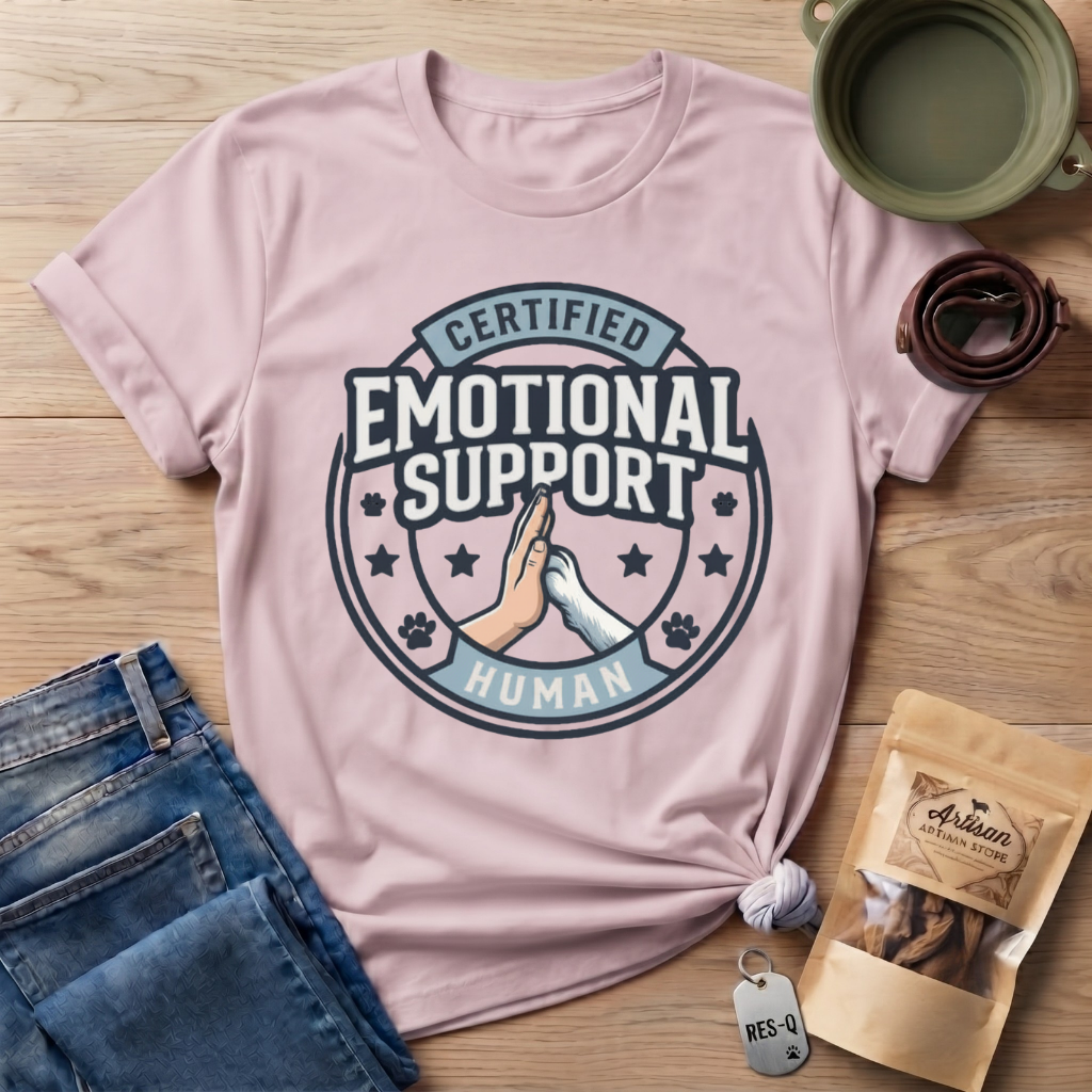 Certified Emotional Support Human T-Shirt