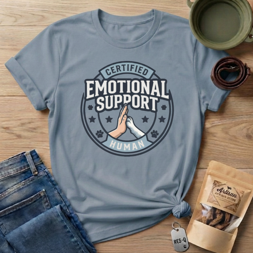 Certified Emotional Support Human T-Shirt