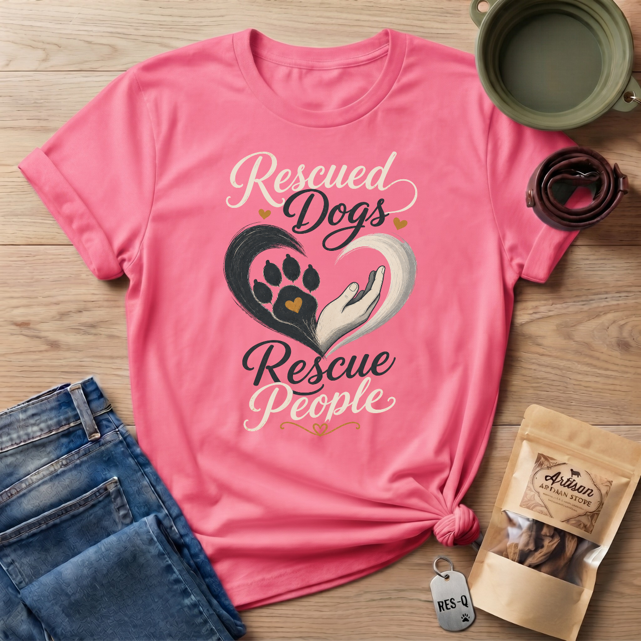 Rescued Dogs Rescue People T-Shirt