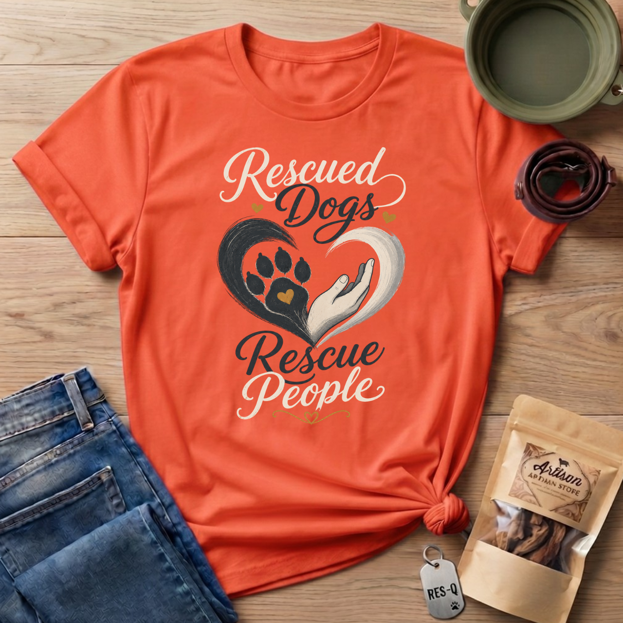 Rescued Dogs Rescue People T-Shirt