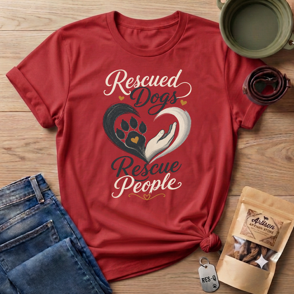 Rescued Dogs Rescue People T-Shirt