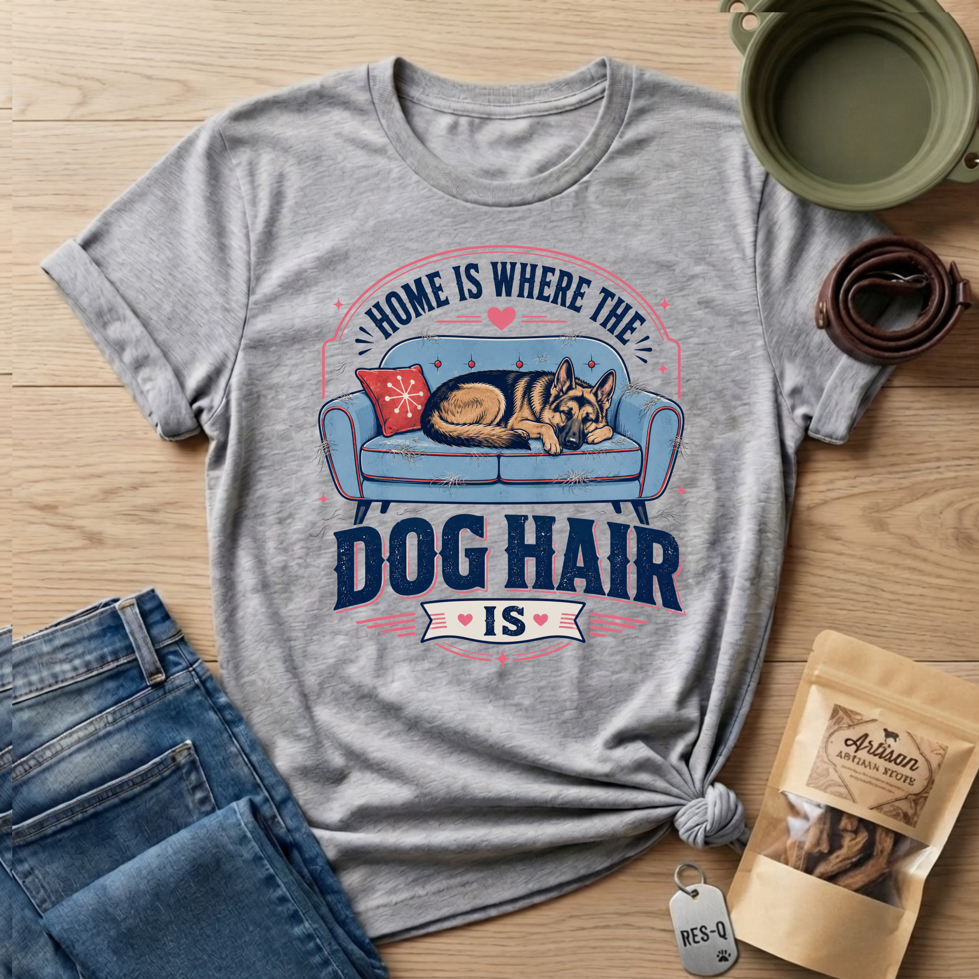 Home is Where The Dog Hair Is T-Shirt