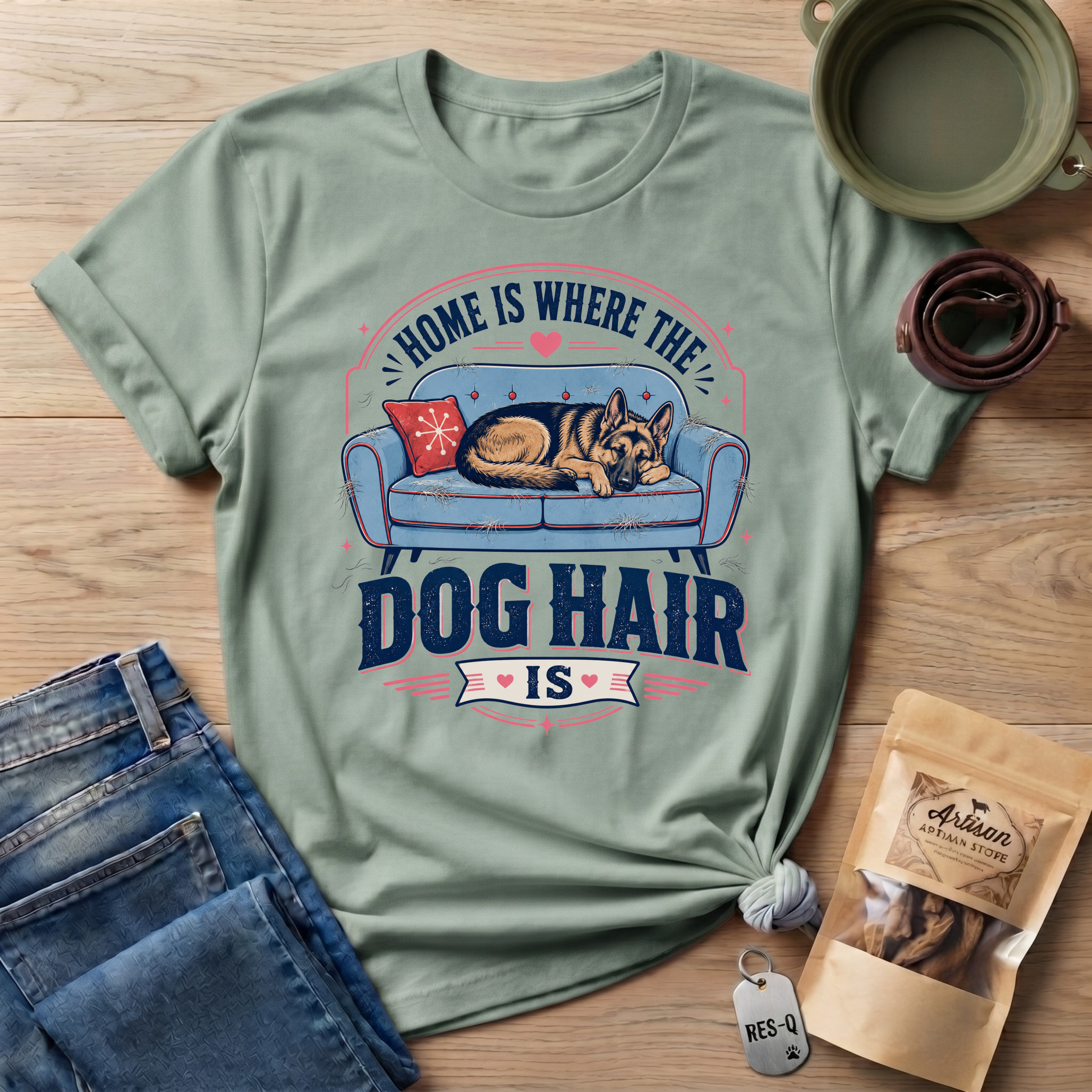 Home is Where The Dog Hair Is T-Shirt