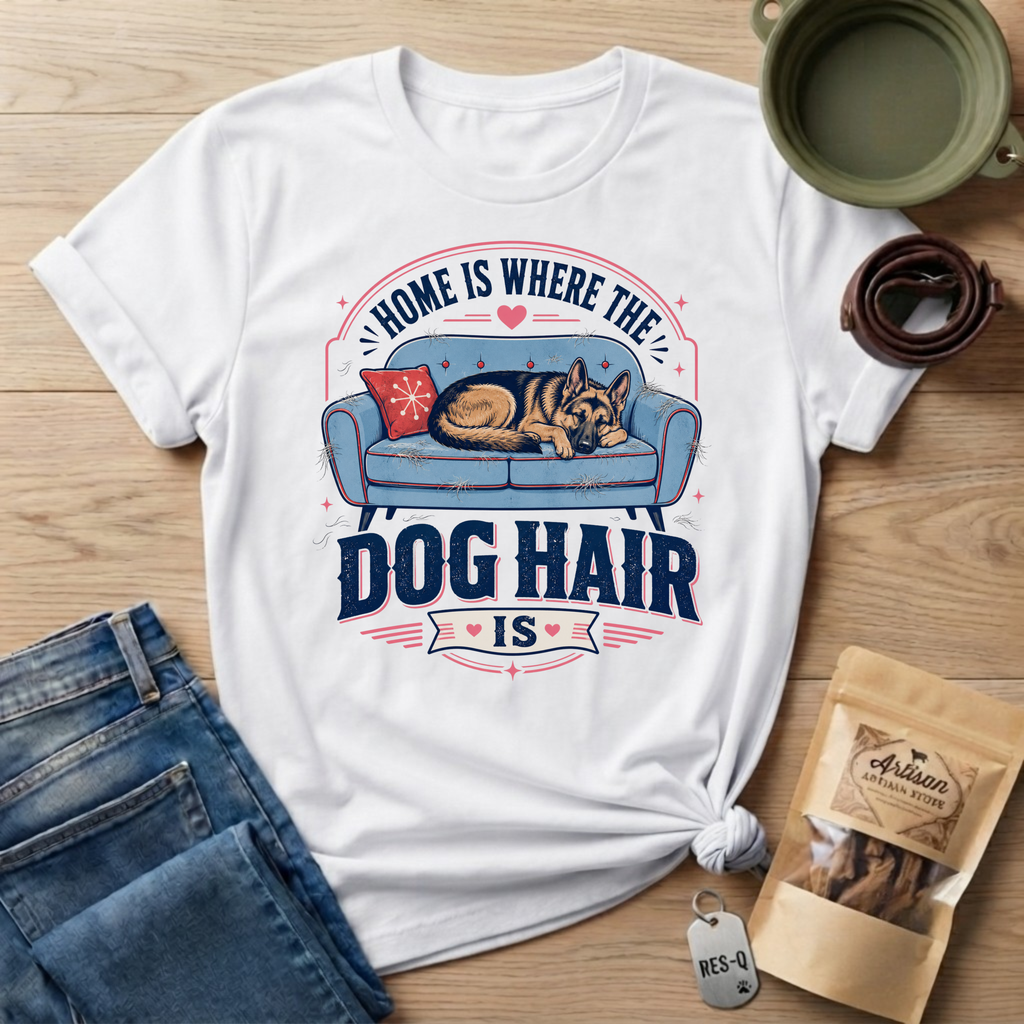 Home is Where The Dog Hair Is T-Shirt