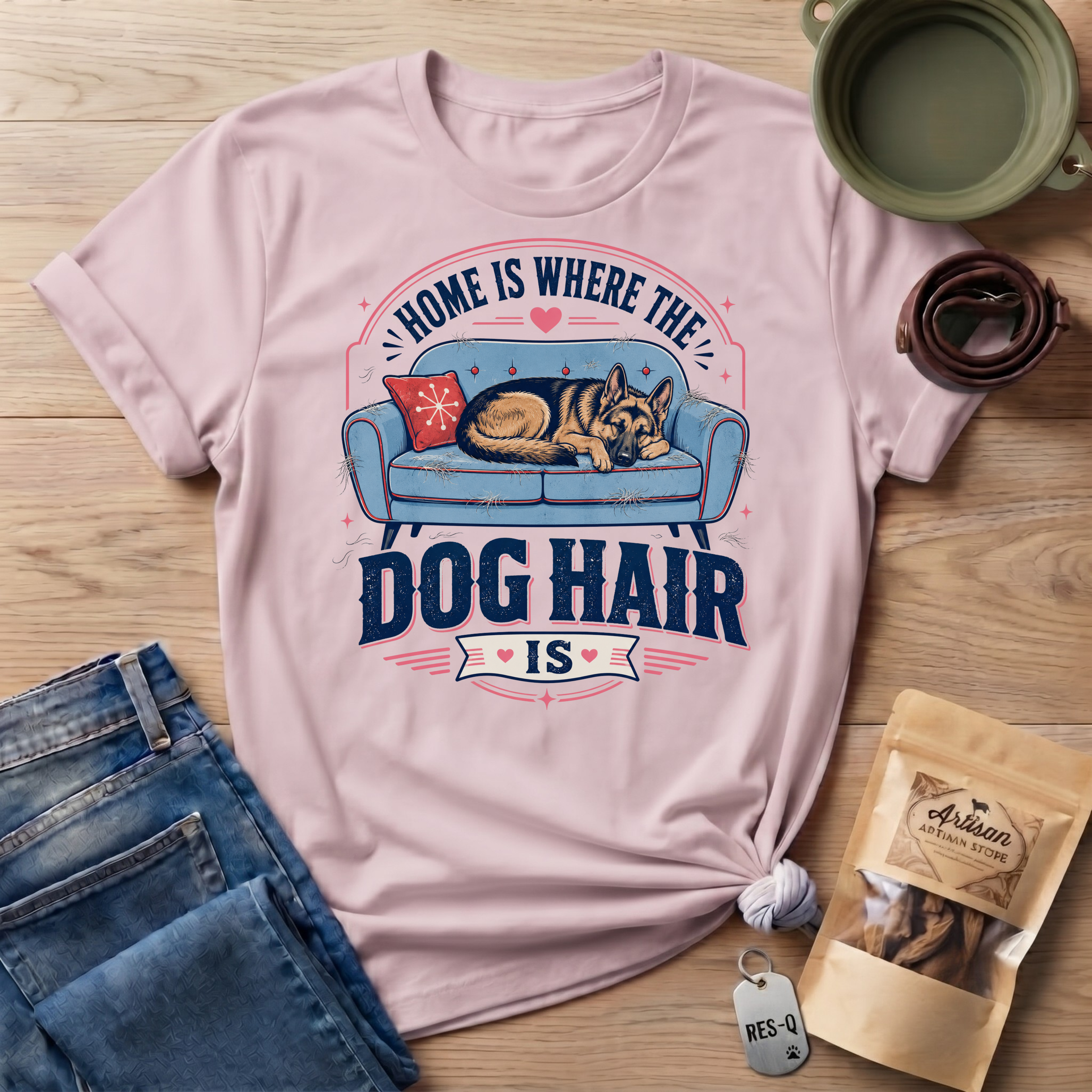 Home is Where The Dog Hair Is T-Shirt