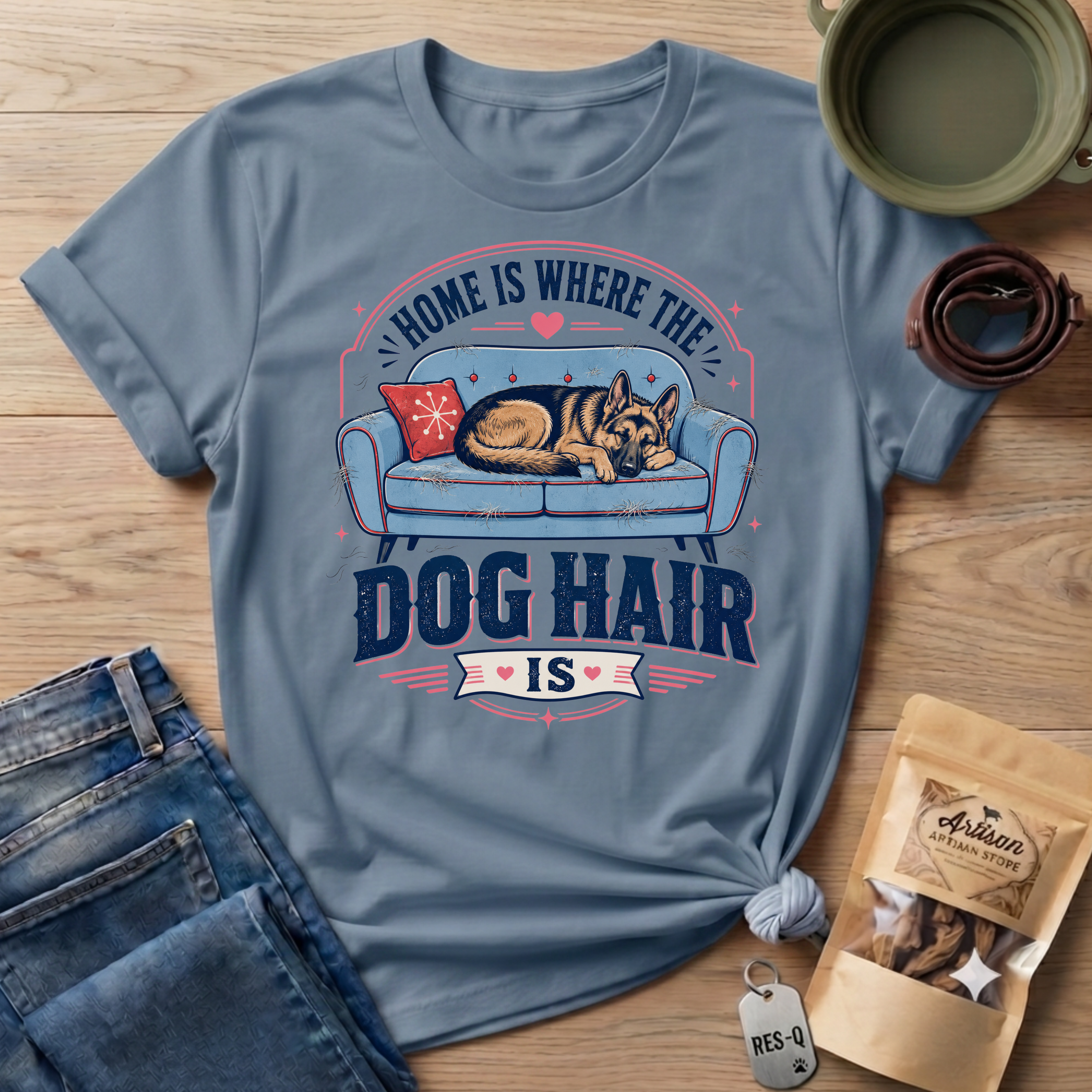 Home is Where The Dog Hair Is T-Shirt