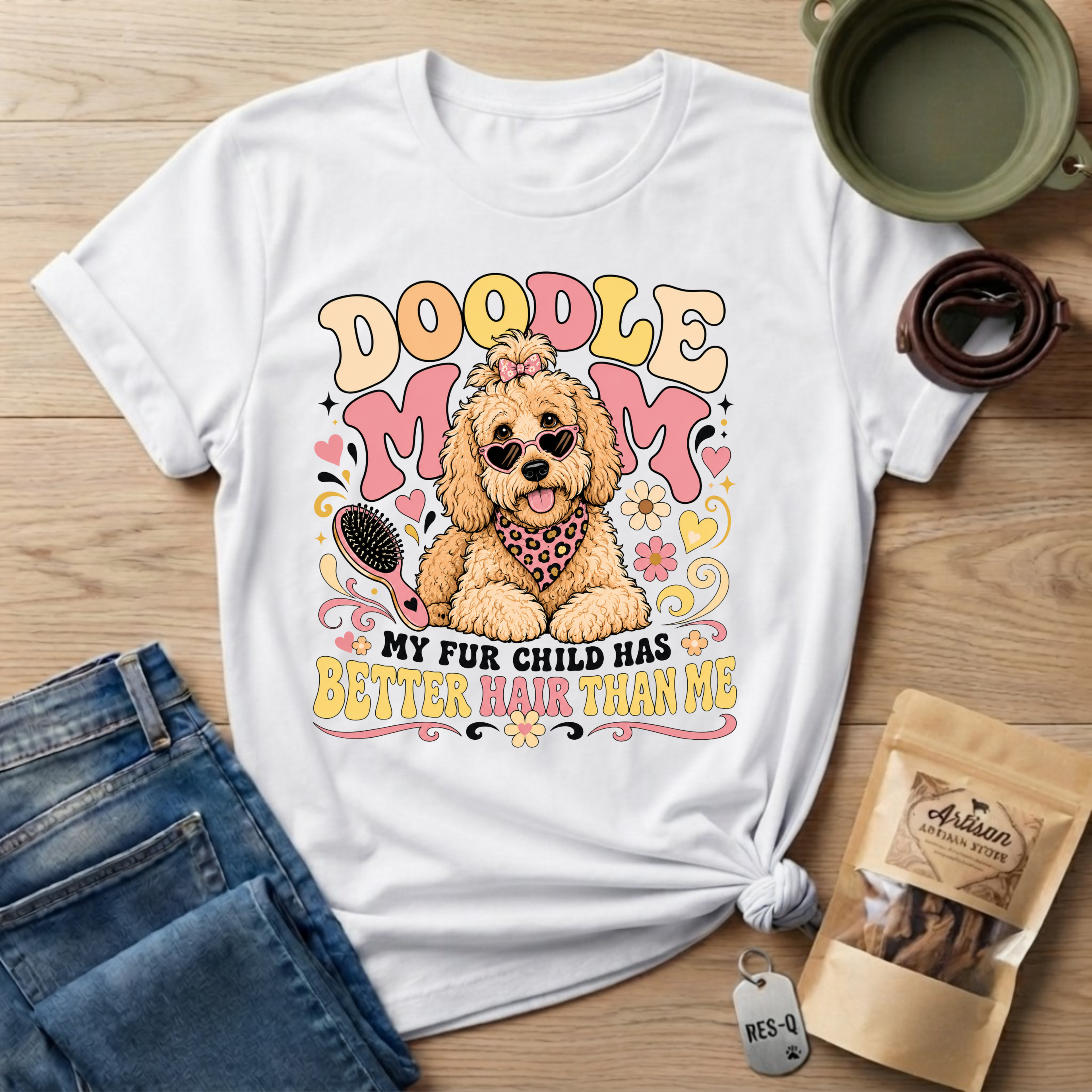 Doodle Mom My Fur Child Has Better Hair Than Me T-shirt
