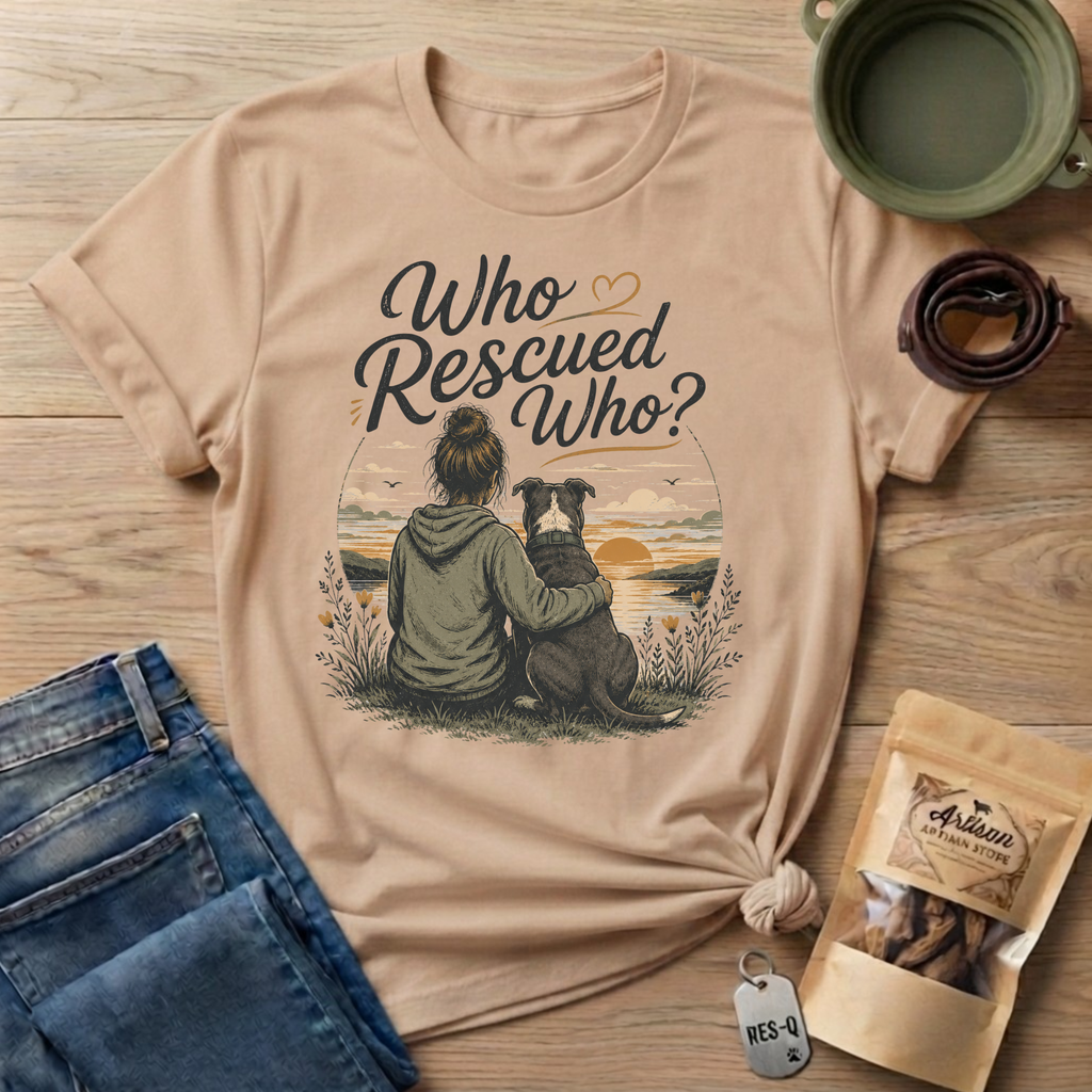 Who Rescued Who T-Shirt