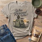 Who Rescued Who T-Shirt