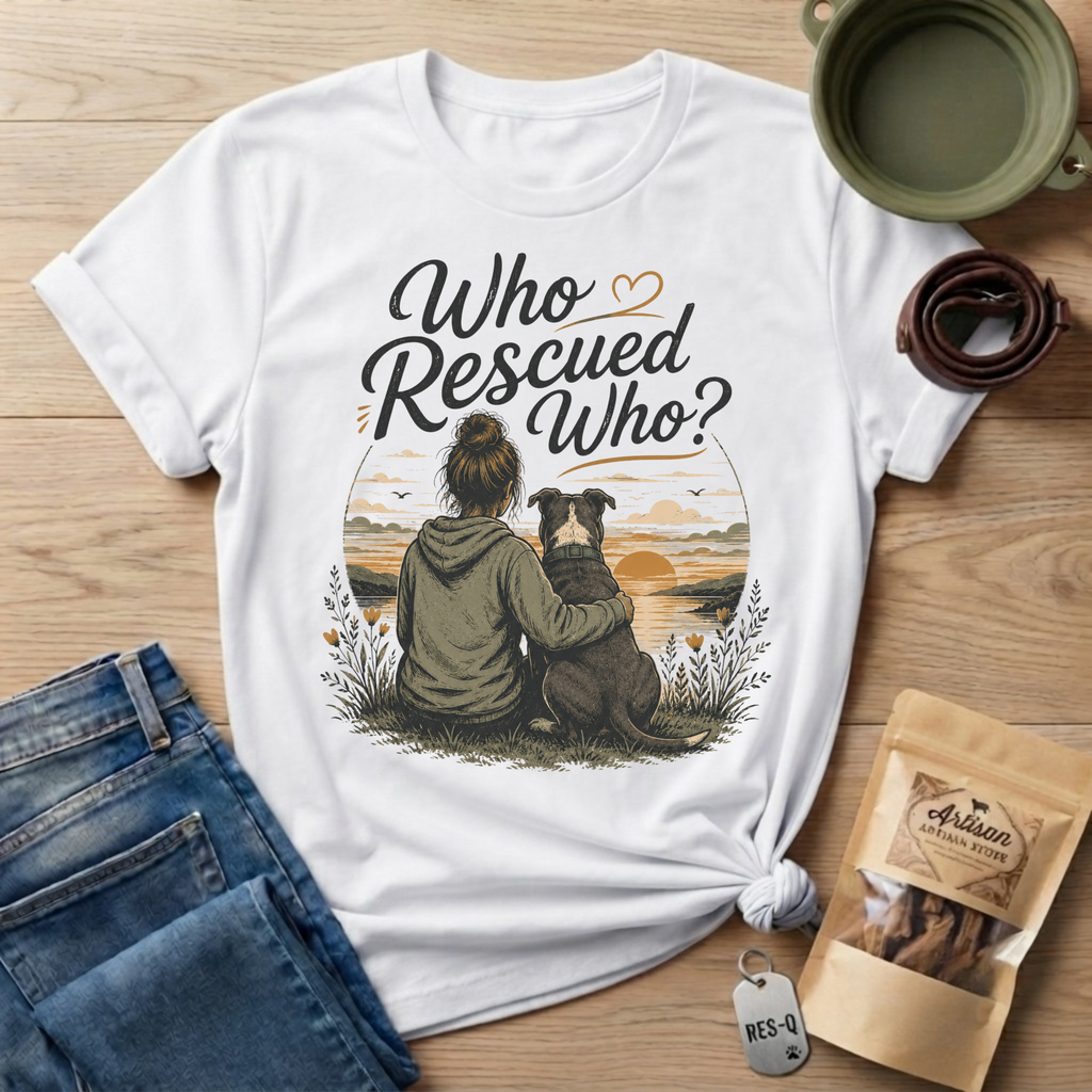 Who Rescued Who T-Shirt