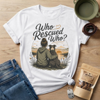 Who Rescued Who T-Shirt
