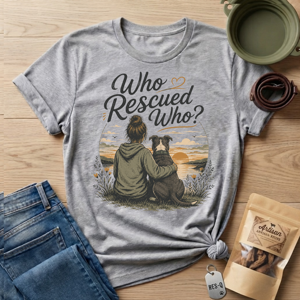 Who Rescued Who T-Shirt