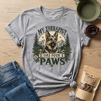 German Shepherd My Therapist Has Four Paws T-Shirt