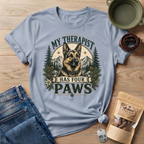 German Shepherd My Therapist Has Four Paws T-Shirt