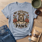 Pitbull My Therapist Has Four Paws T-Shirt