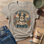 Australian Shepherd My Therapist Has Four Paws T-shirt
