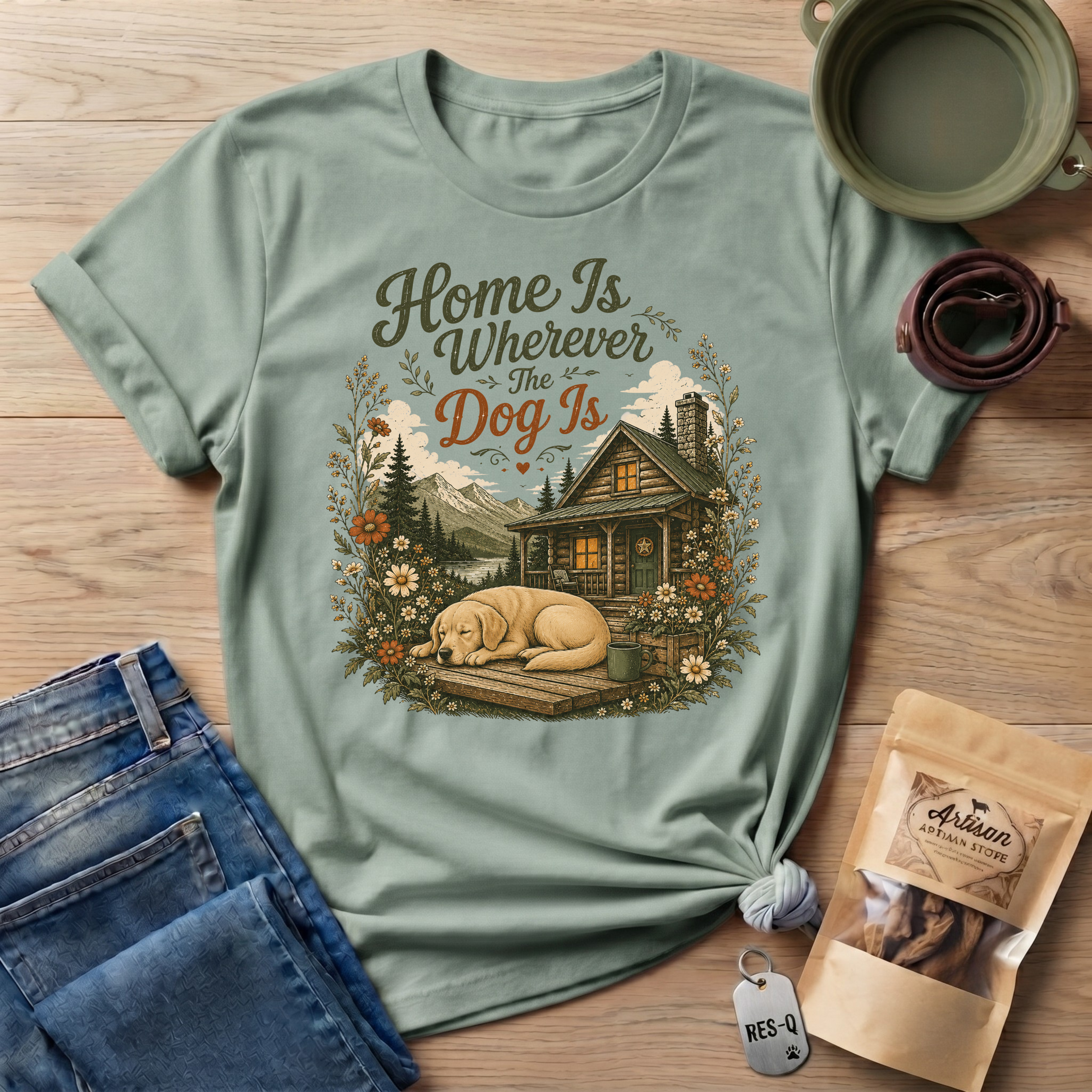 Home is Wherever The Dog Is T-Shirt
