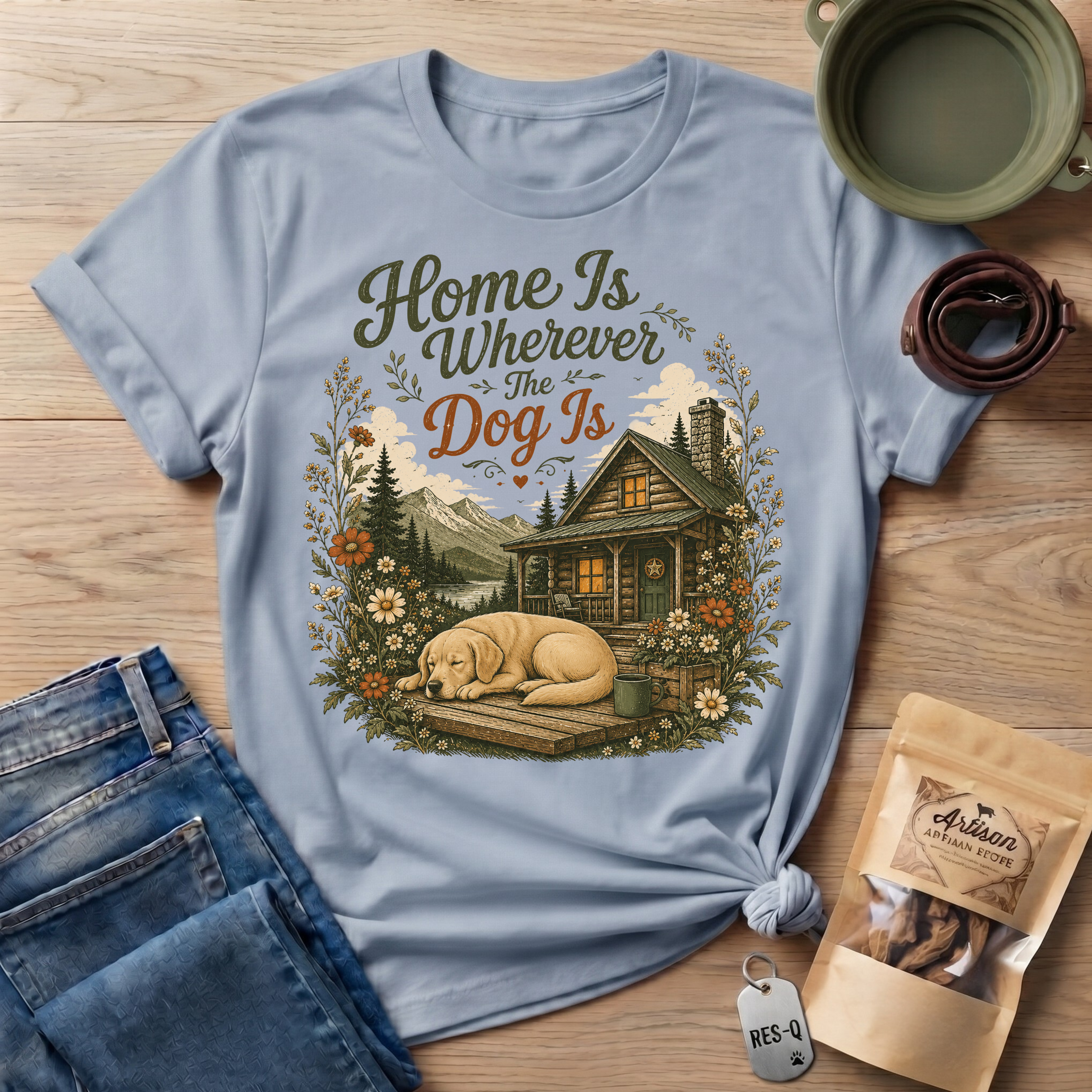 Home is Wherever The Dog Is T-Shirt