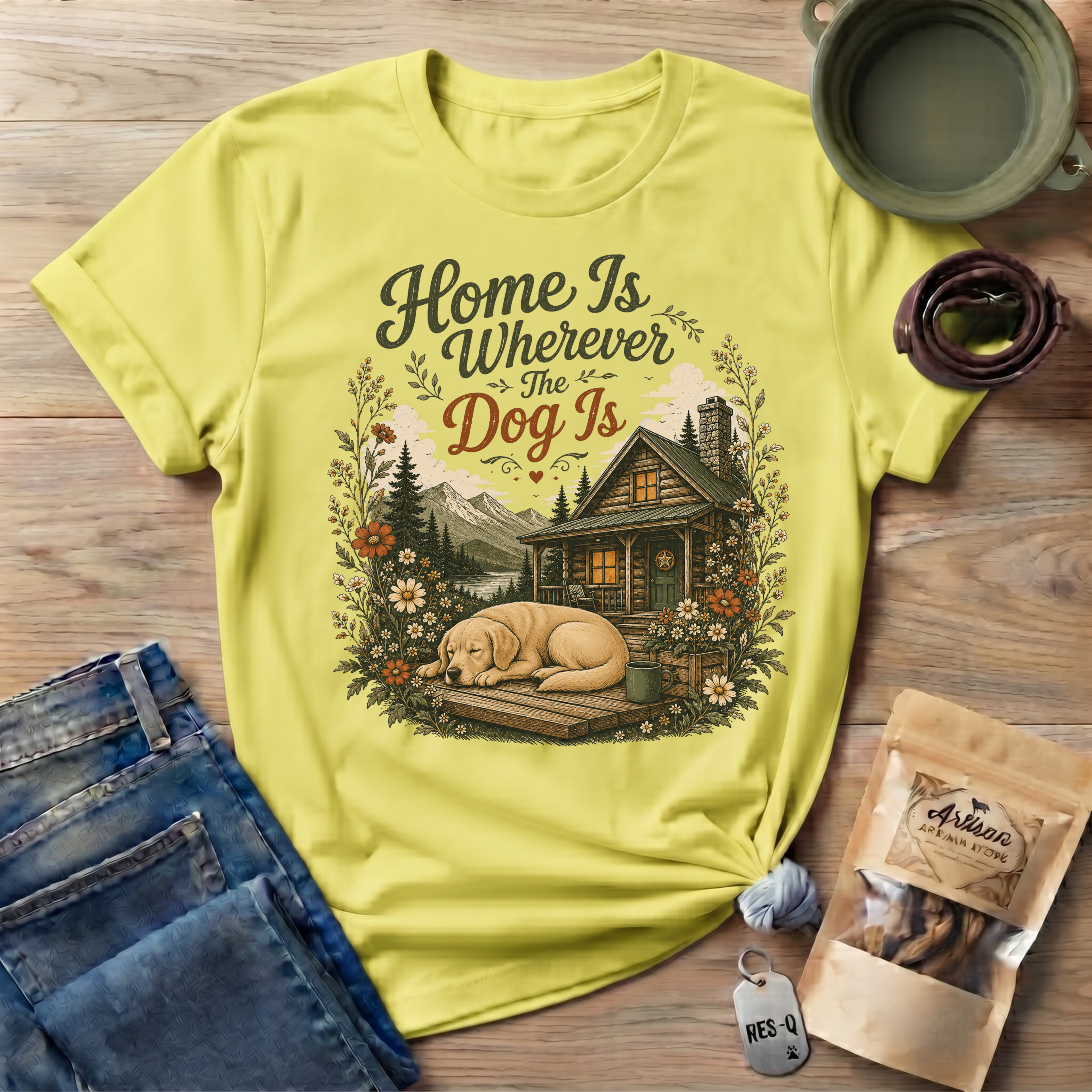 Home is Wherever The Dog Is T-Shirt
