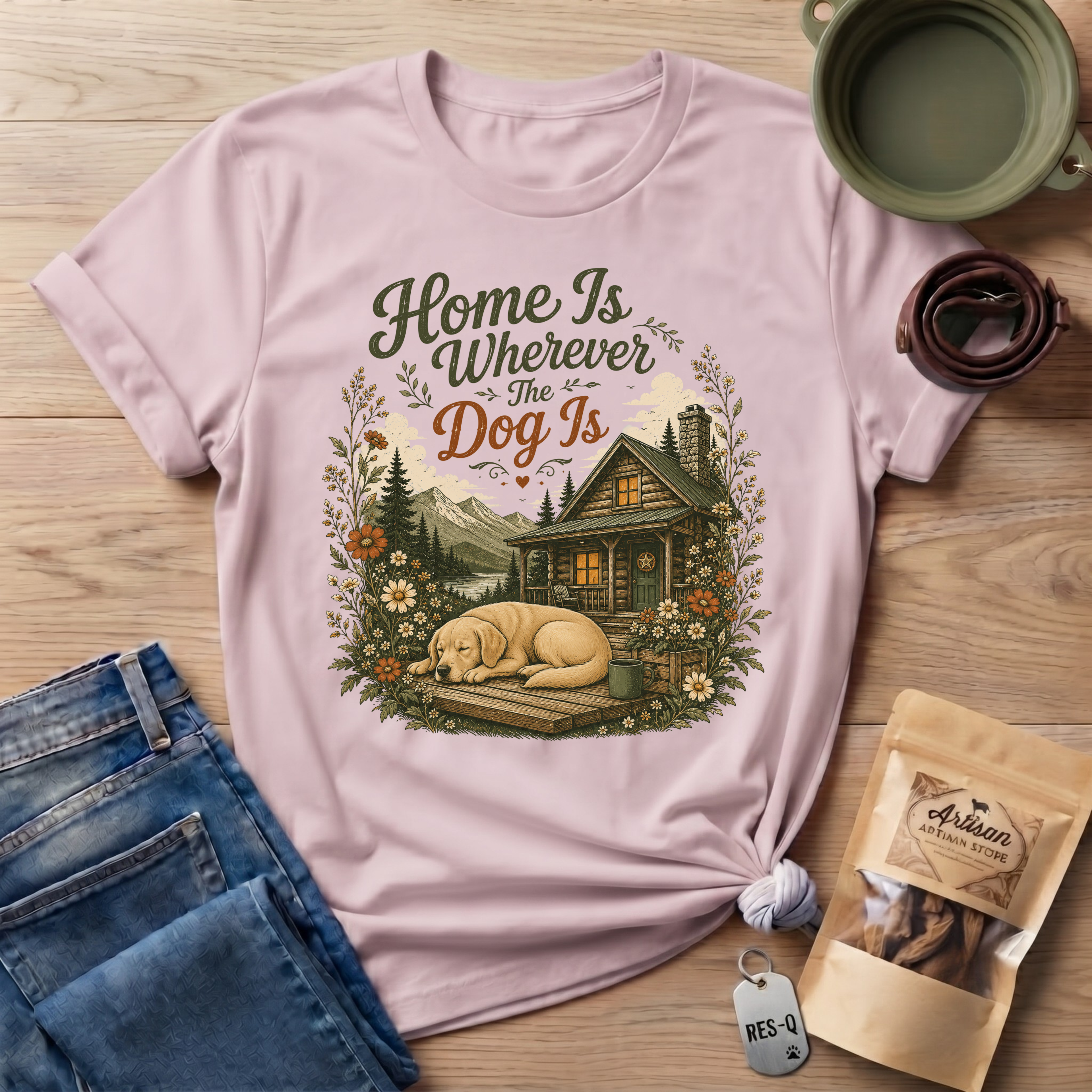 Home is Wherever The Dog Is T-Shirt