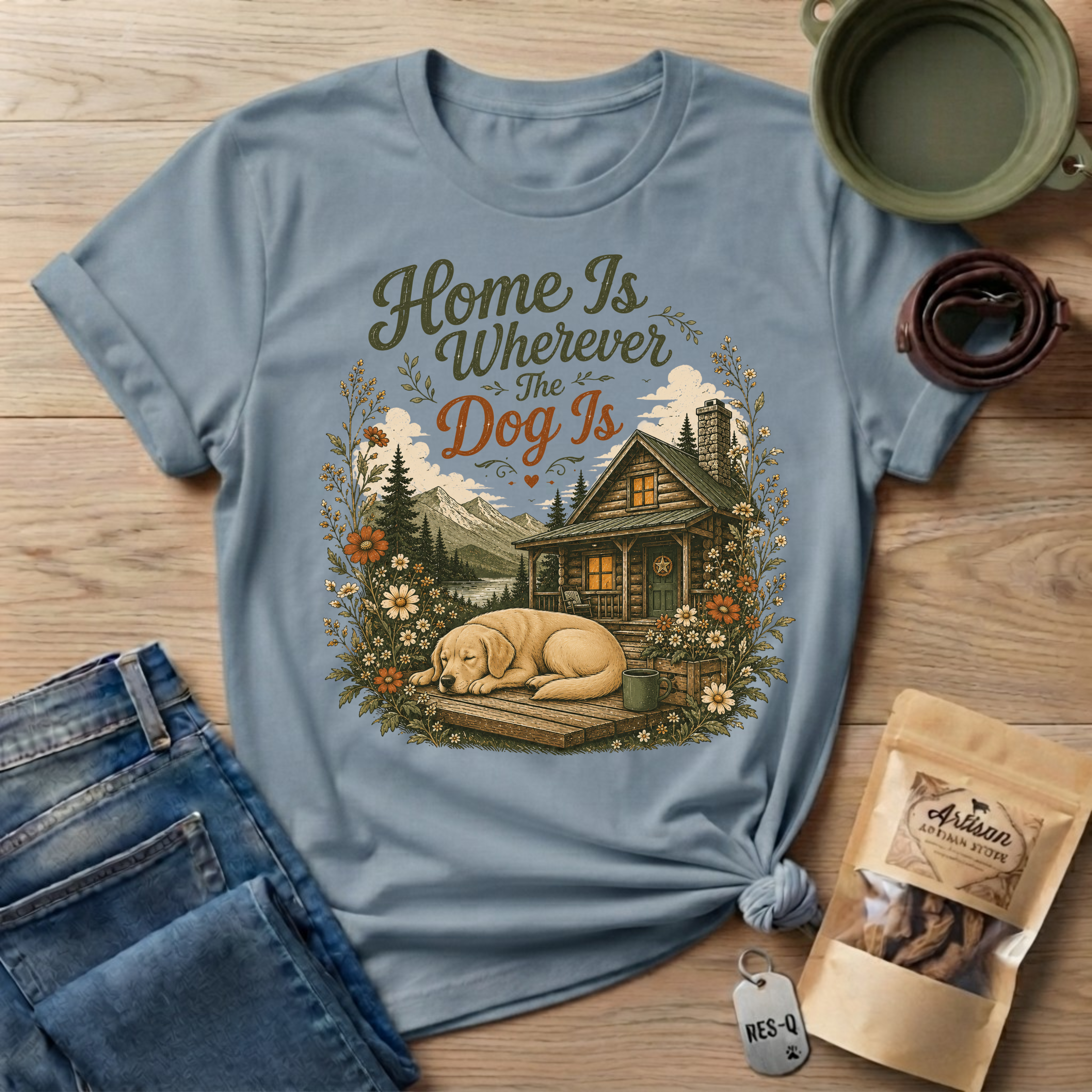 Home is Wherever The Dog Is T-Shirt