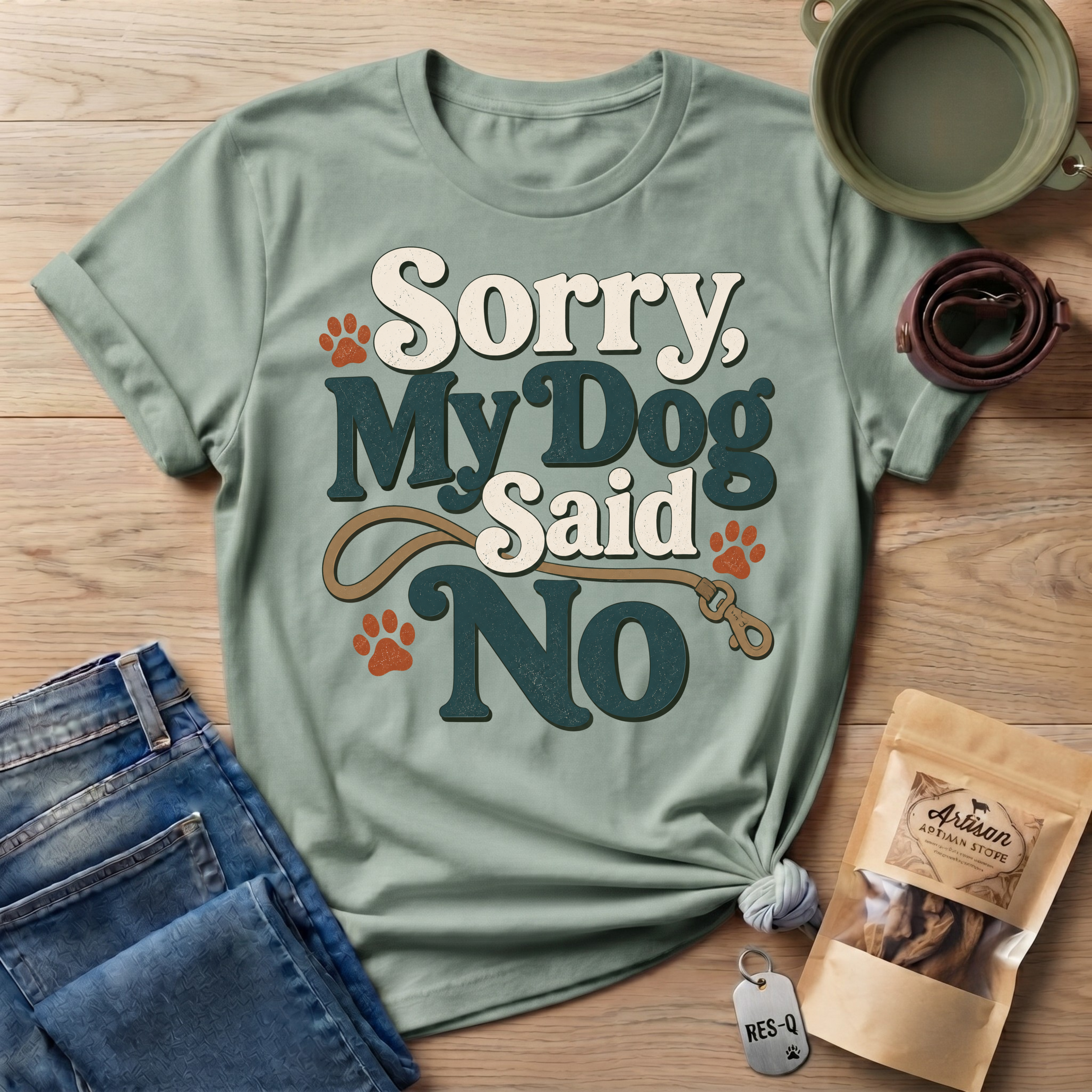 Sorry My Dog Said No T-Shirt