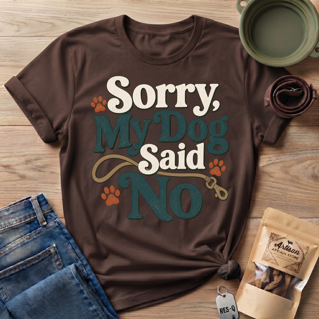 Sorry My Dog Said No T-Shirt