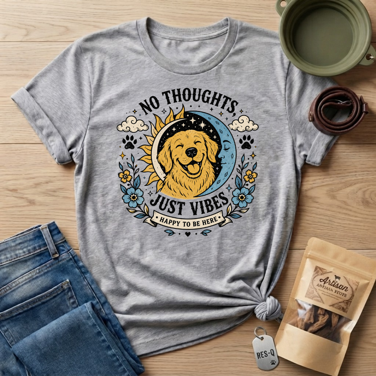 No Thoughts Just Vibes T-Shirt