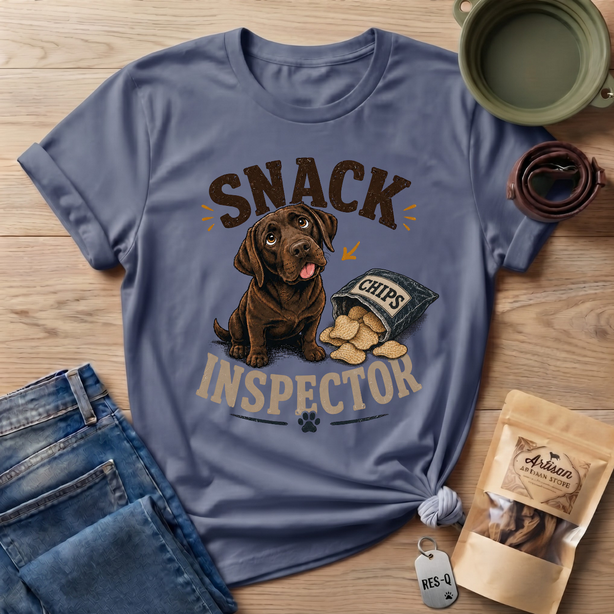 Snack Inspector Chips T-Shirt