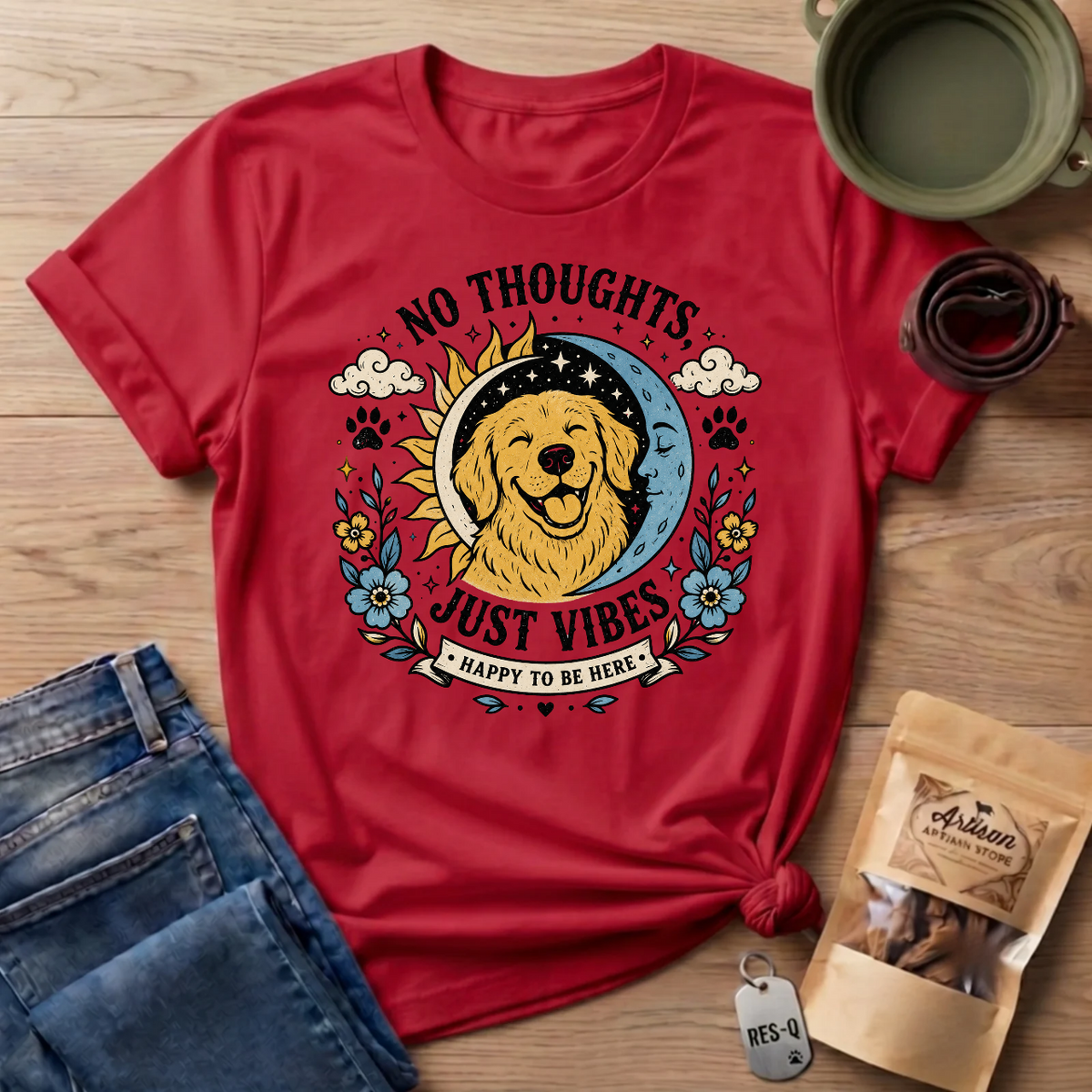 No Thoughts Just Vibes T-Shirt