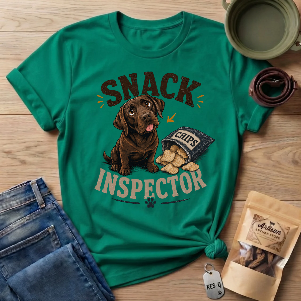 Snack Inspector Chips T-Shirt