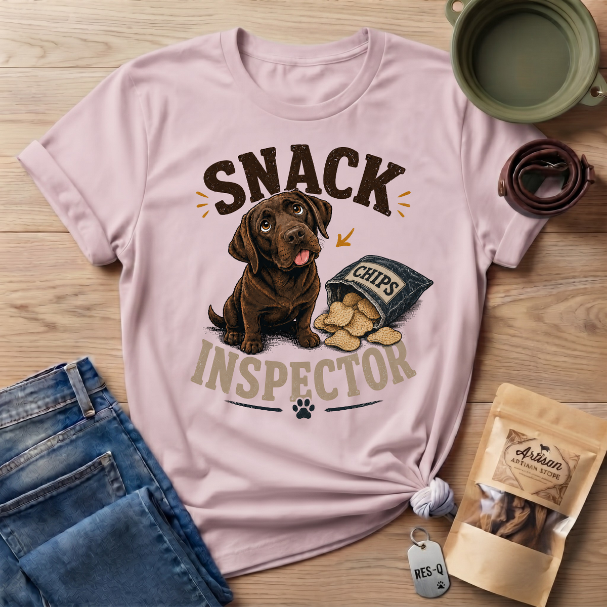 Snack Inspector Chips T-Shirt