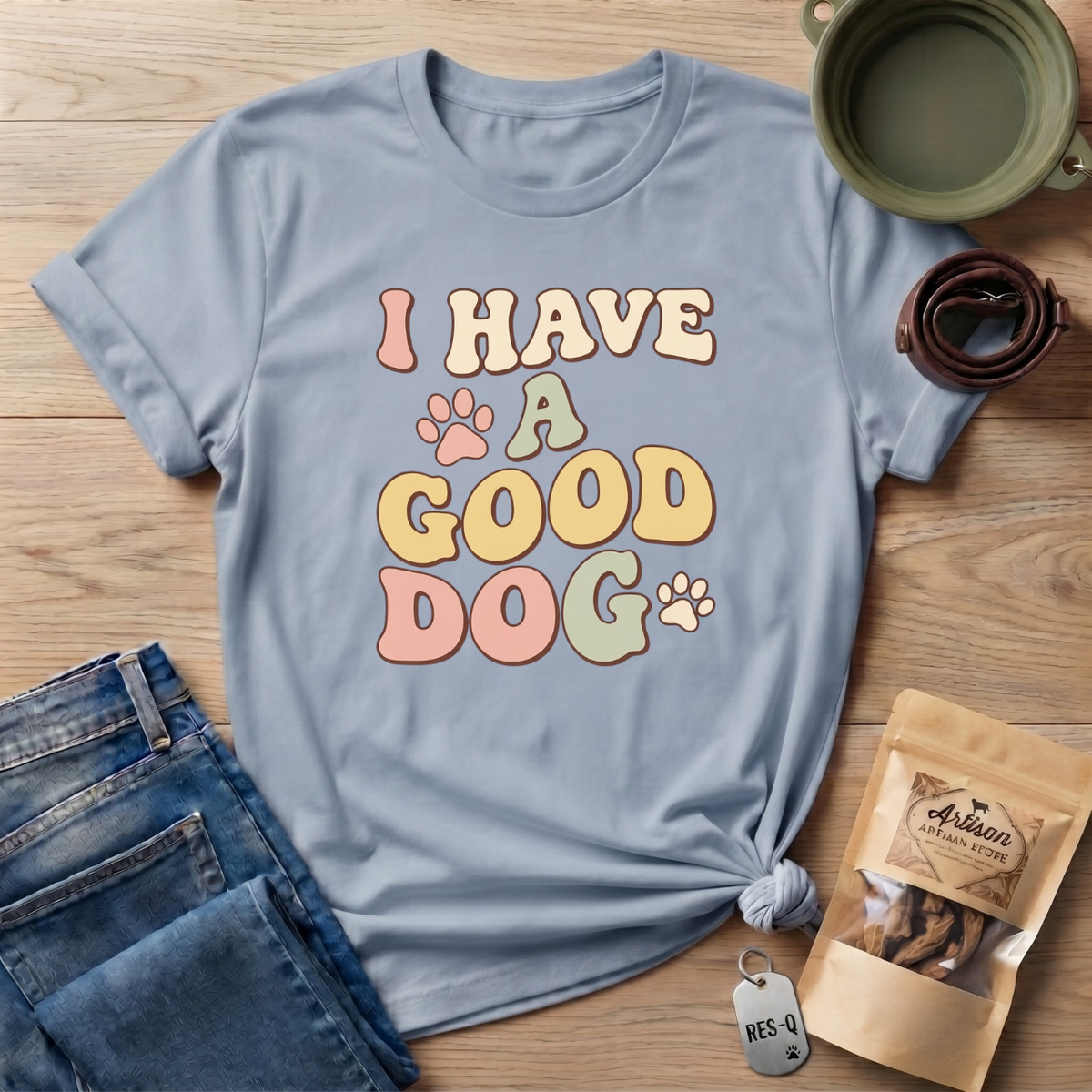 I Have A Good Dog Retro T-Shirt
