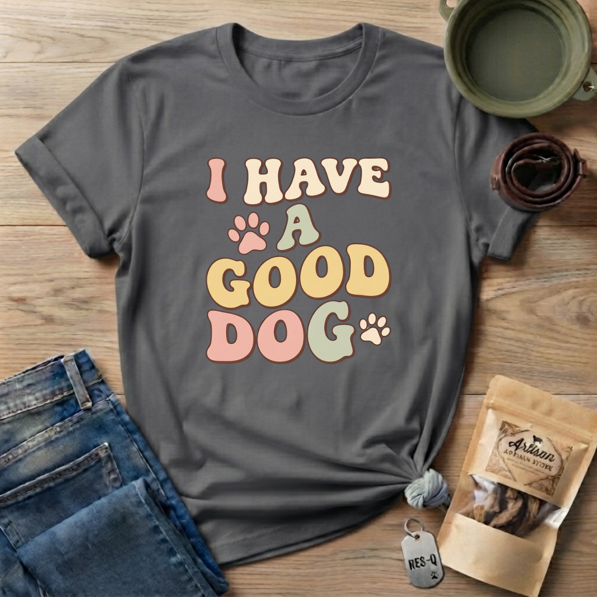I Have A Good Dog Retro T-Shirt