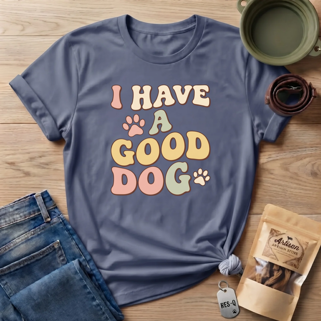 I Have A Good Dog Retro T-Shirt