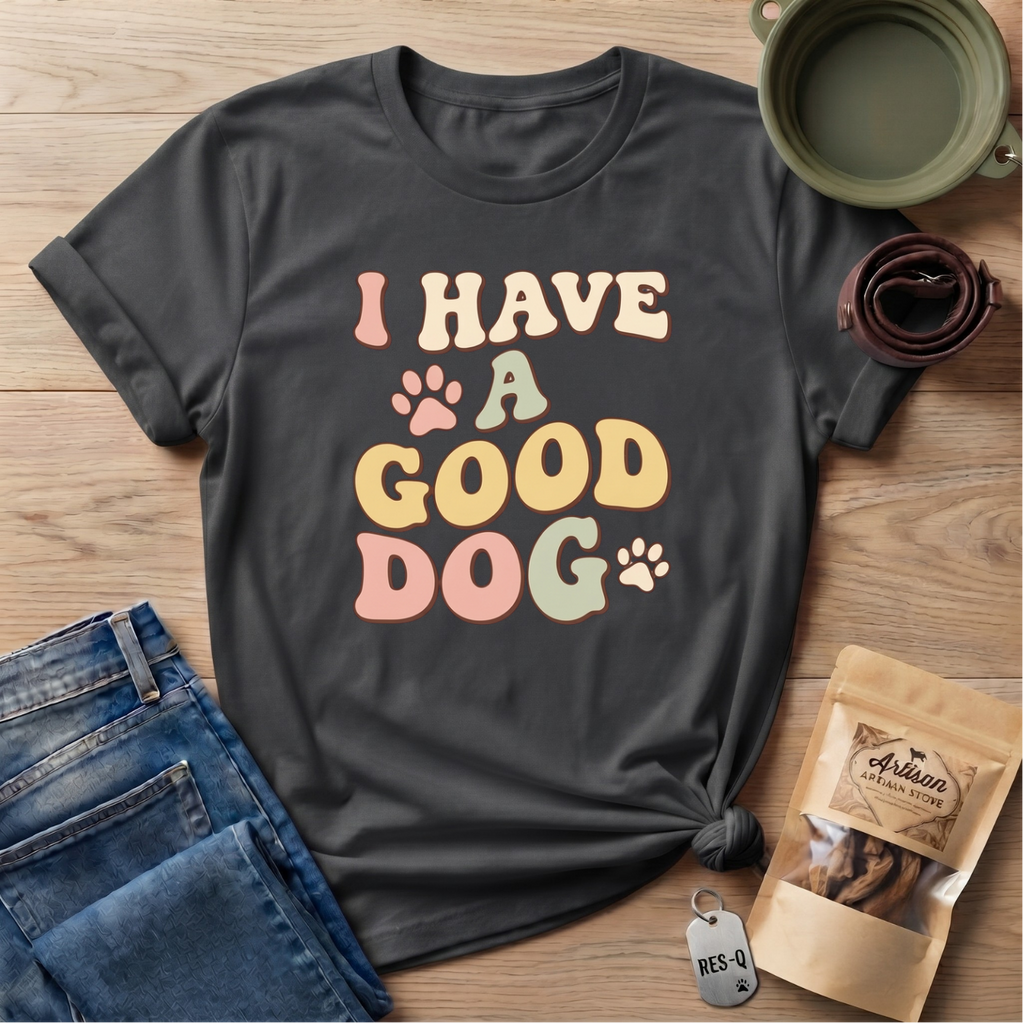 I Have A Good Dog Retro T-Shirt