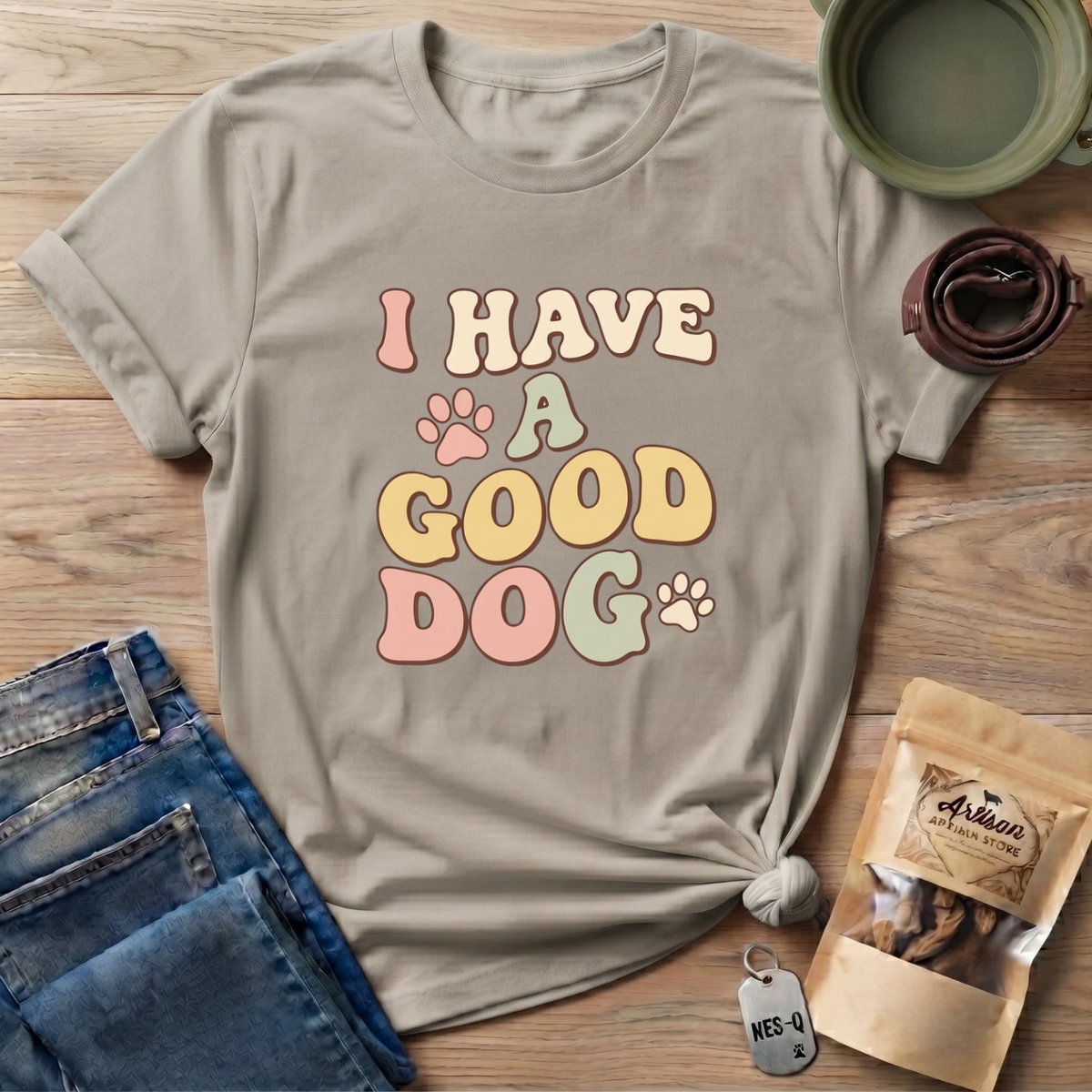 I Have A Good Dog Retro T-Shirt