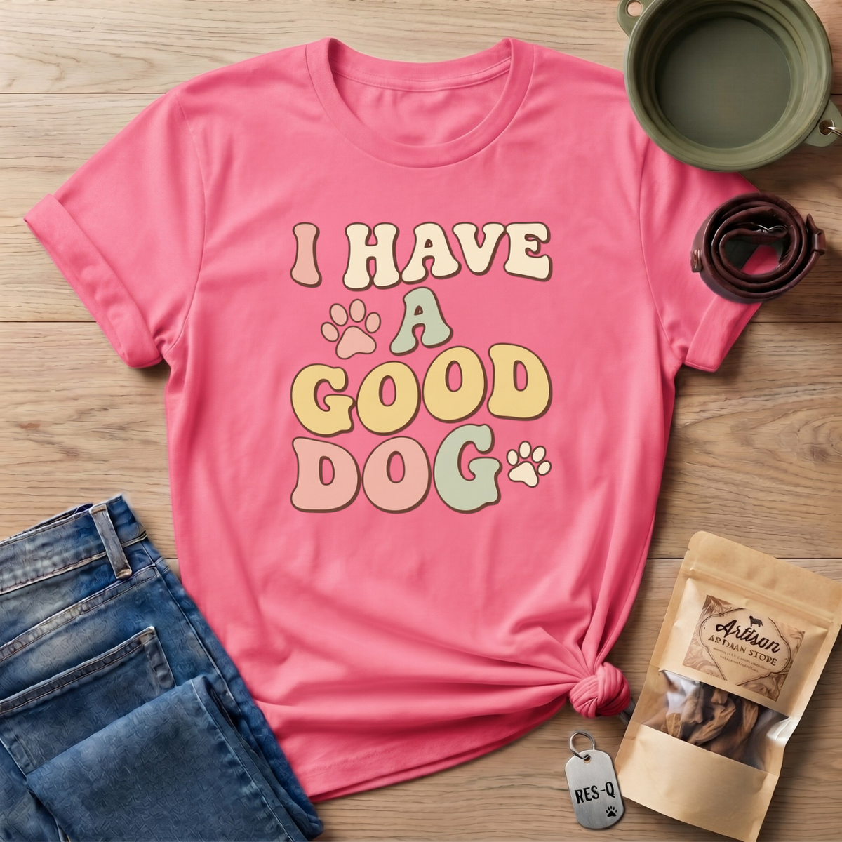 I Have A Good Dog Retro T-Shirt