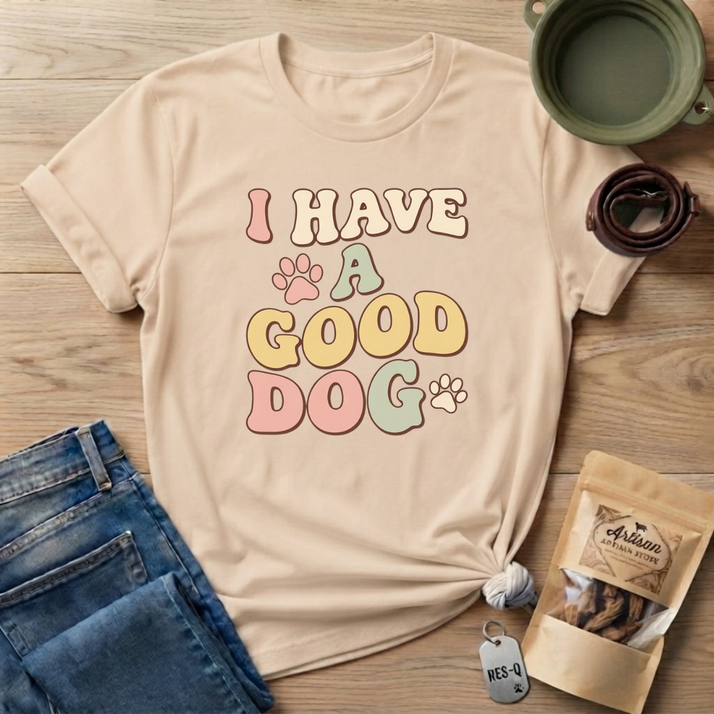 I Have A Good Dog Retro T-Shirt