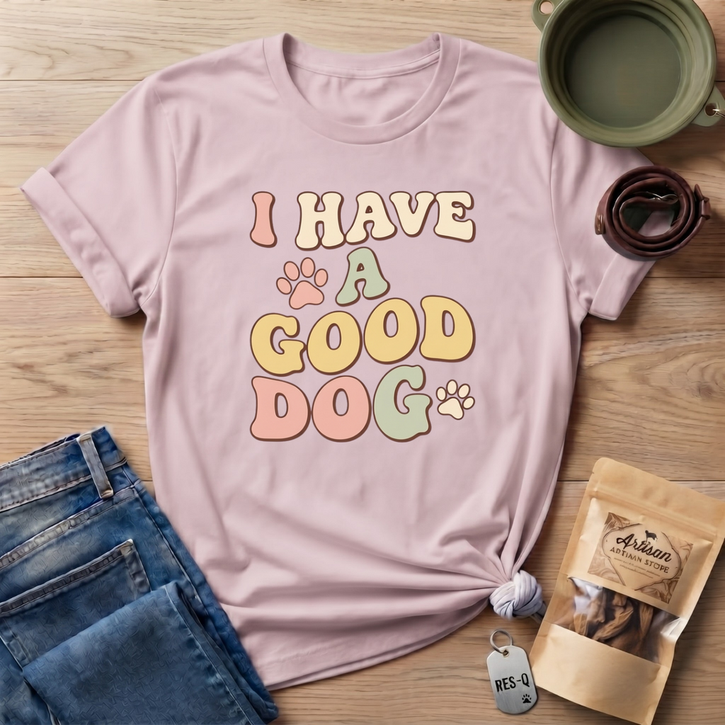 I Have A Good Dog Retro T-Shirt