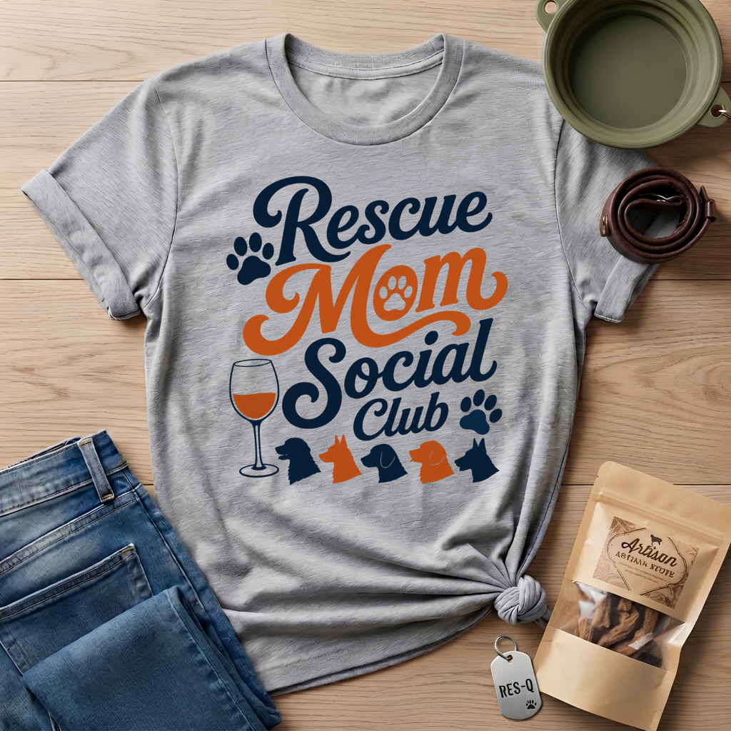 Rescue Mom Social Club T-Shirt