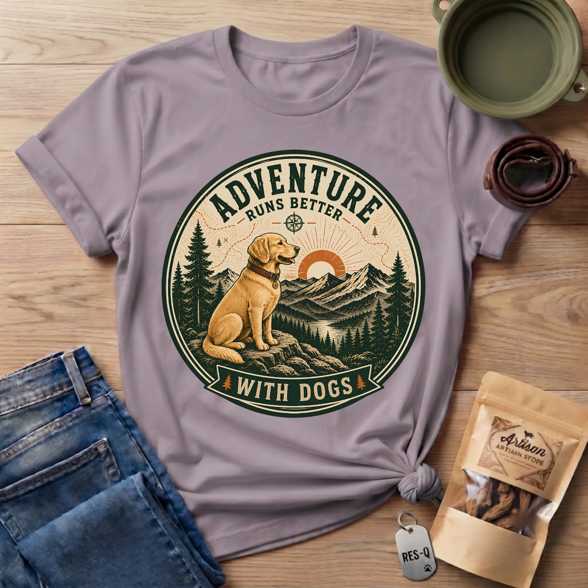 Adventure Runs Better T-Shirt