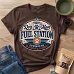 Dog Mom Fuel Station T-Shirt
