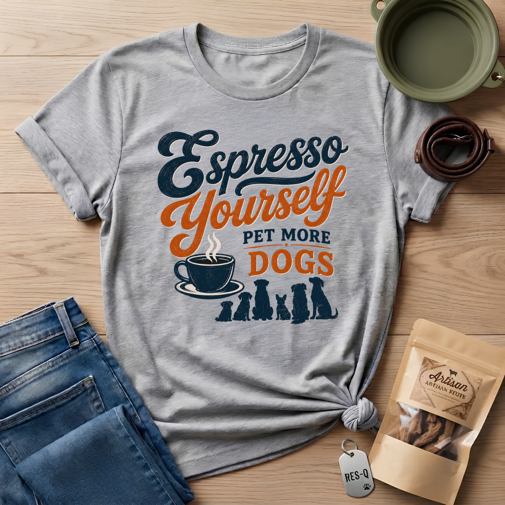 Espresso Yourself Pet More Dogs T-Shirt