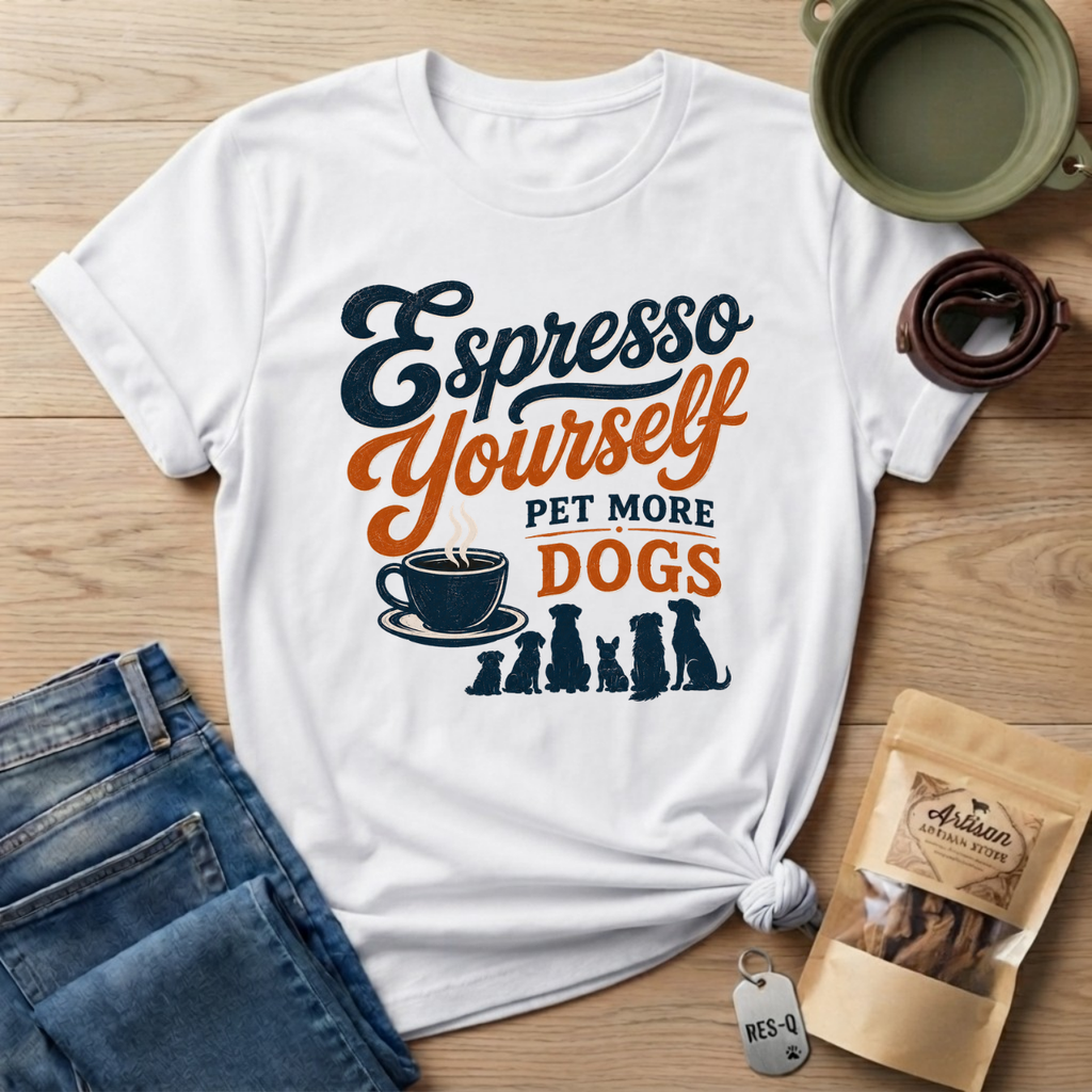 Espresso Yourself Pet More Dogs T-Shirt