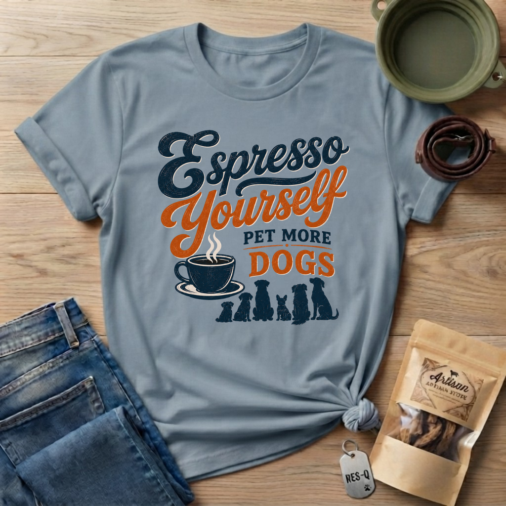 Espresso Yourself Pet More Dogs T-Shirt