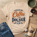 Fueled By Coffee And Dog Hair T-Shirt