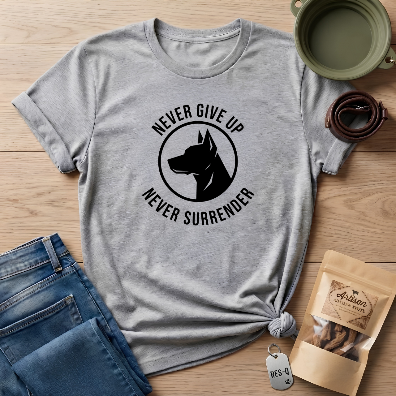 Never Give Up Never Surrender T-Shirt