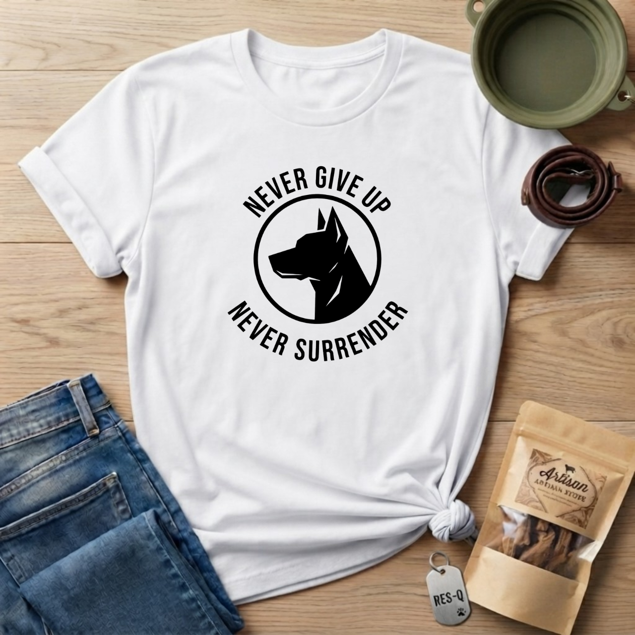 Never Give Up Never Surrender T-Shirt